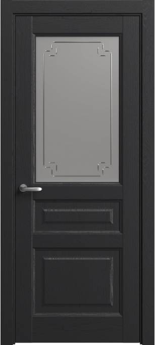 Межкомнатная дверь Софья Мастер и Маргарита Ясень черный, эмаль структурированная 36.41Г-У4