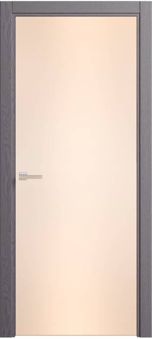 Межкомнатная дверь Софья Rain Ясень дымчатый, эмаль структурированная 302.23 зеркальная бронза