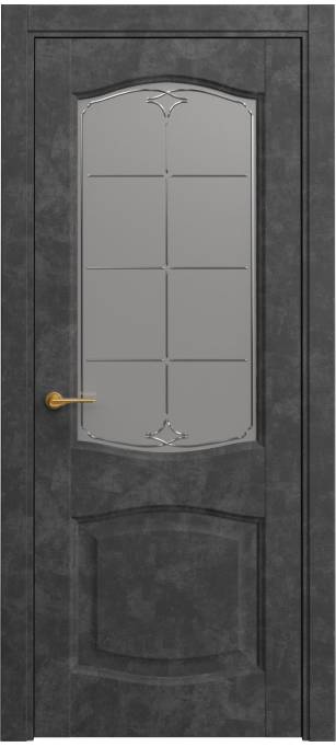 Межкомнатная дверь Sofia Classic Темный бетон, кортекс 231.157
