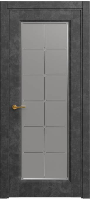 Межкомнатная дверь Sofia Classic Темный бетон, кортекс 231.51
