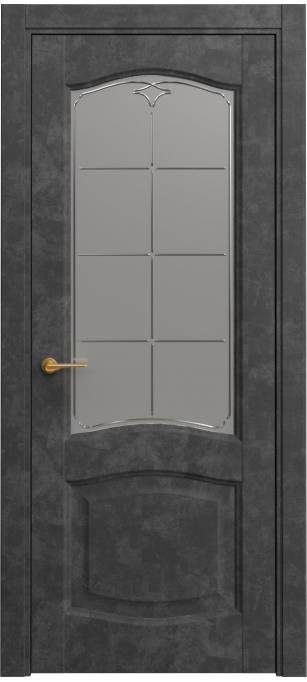 Межкомнатная дверь Sofia Classic Темный бетон, кортекс 231.54