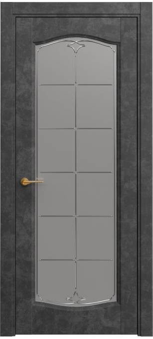 Межкомнатная дверь Sofia Classic Темный бетон, кортекс 231.55