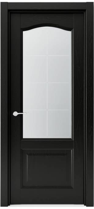 Межкомнатная дверь Sofia Classic Ясень черный эмаль структурированная 36.153