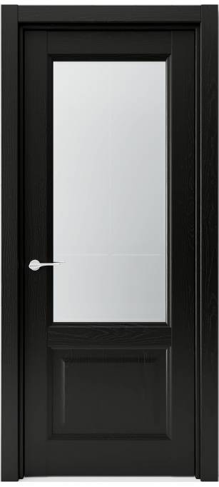 Межкомнатная дверь Sofia Classic Ясень черный эмаль структурированная 36.252