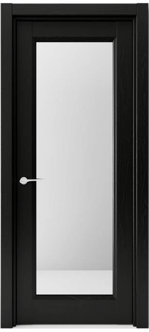 Межкомнатная дверь Sofia Classic Ясень черный эмаль структурированная 36.51