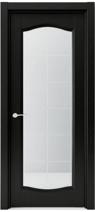 Межкомнатная дверь Sofia Classic Ясень черный эмаль структурированная 36.55