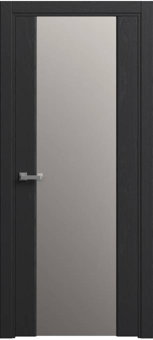 Межкомнатная дверь Sofia Original Ясень черный, эмаль структурированная 36.01