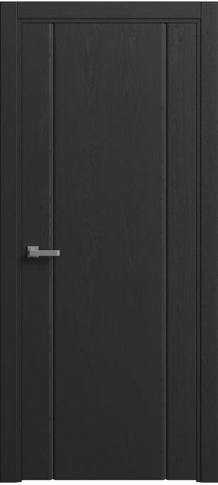 Межкомнатная дверь Sofia Original Ясень черный, эмаль структурированная 36.03