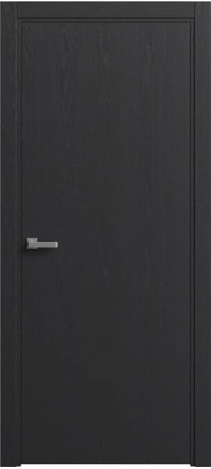 Межкомнатная дверь Sofia Original Ясень черный, эмаль структурированная 36.07
