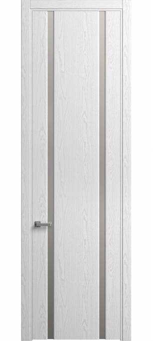 Межкомнатная дверь Софья Skyline Ясень белый, эмаль структурированная 35.102