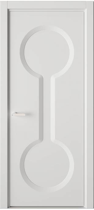 Межкомнатная дверь Sofia Солярис Белый лак (матовый) 78.175: КВ4
