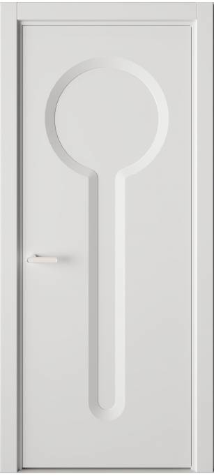 Межкомнатная дверь Sofia Солярис Белый лак (матовый) 78.175: КВ5