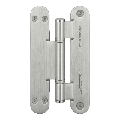 Накладная петля Kondor, матовый алюминий