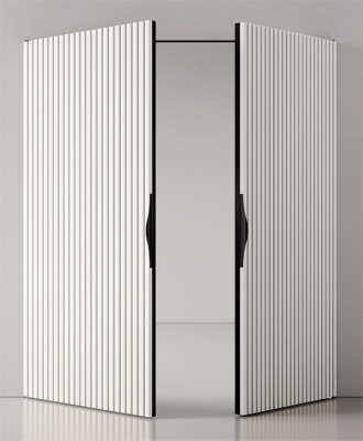 Скрытая дверь с рейками в покрытии кортекс